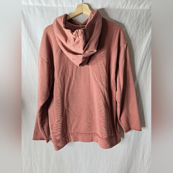 Women's Adidas Trefoil Hoodie Raw Pink Size Small Oversize Fit- Read Description - Picture 3 of 15